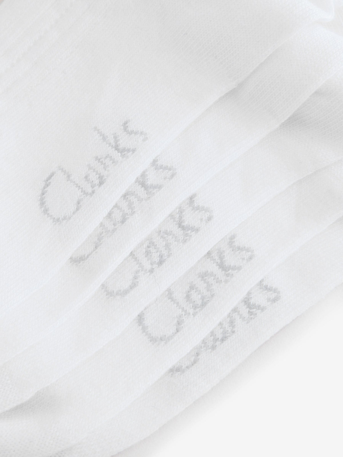 Clarks White Frill School Socks 5 Pack