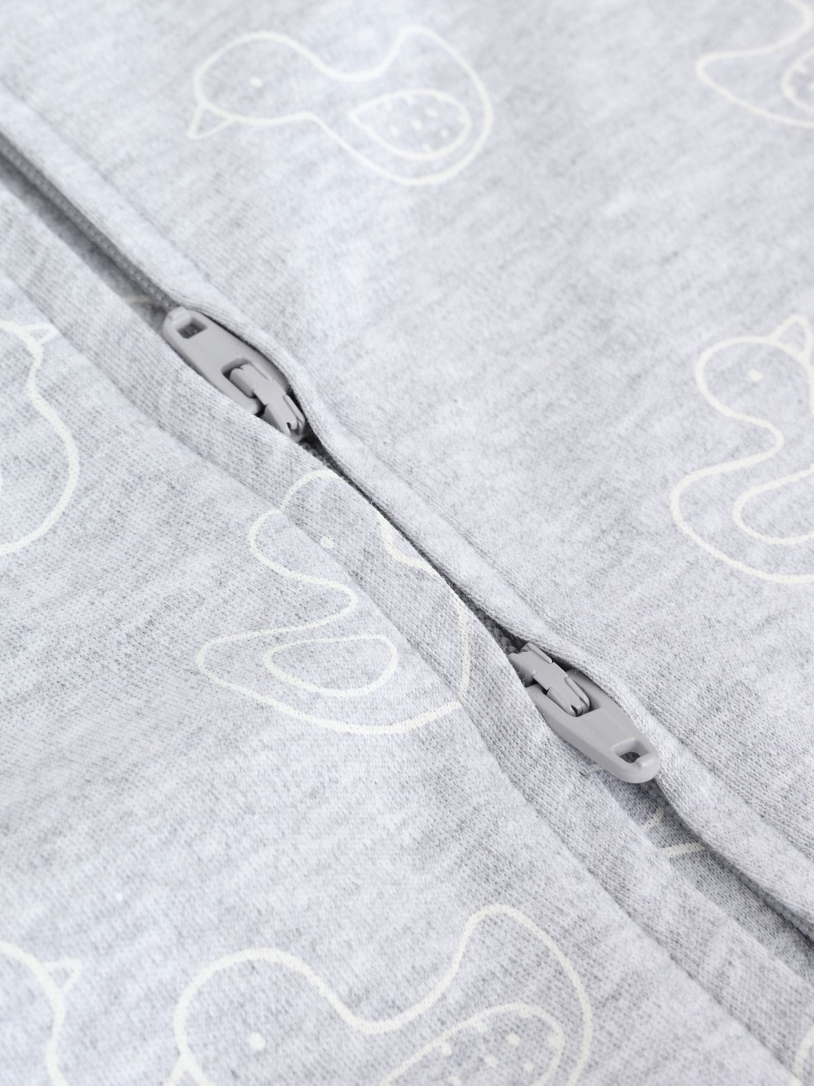 Grey Baby Two Way Zip Sleepsuits 3 Pack (0-2yrs)
