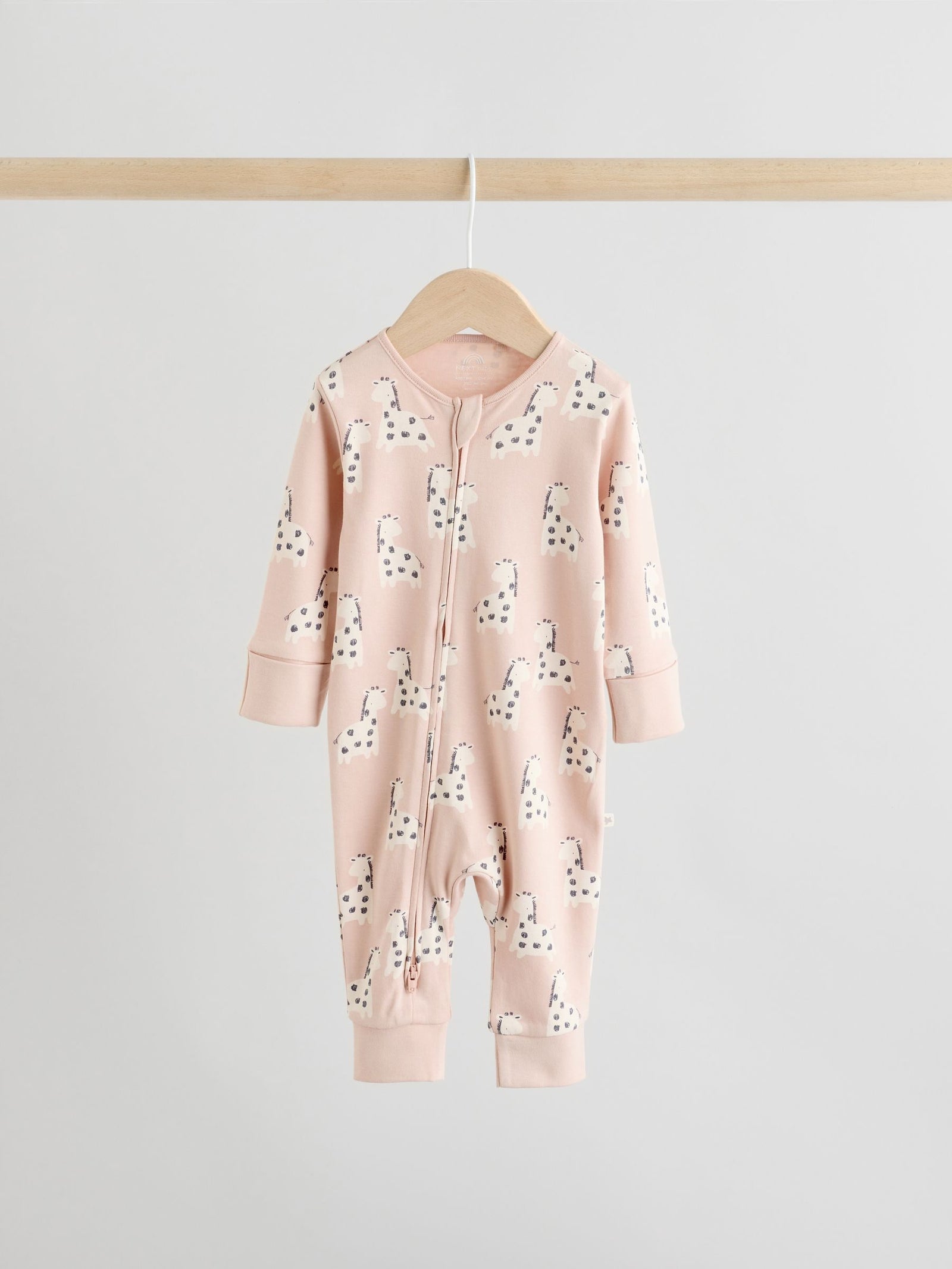 Mint Green Two Way Zip Baby Footless Sleepsuits 3 Pack (0mths-3yrs)
