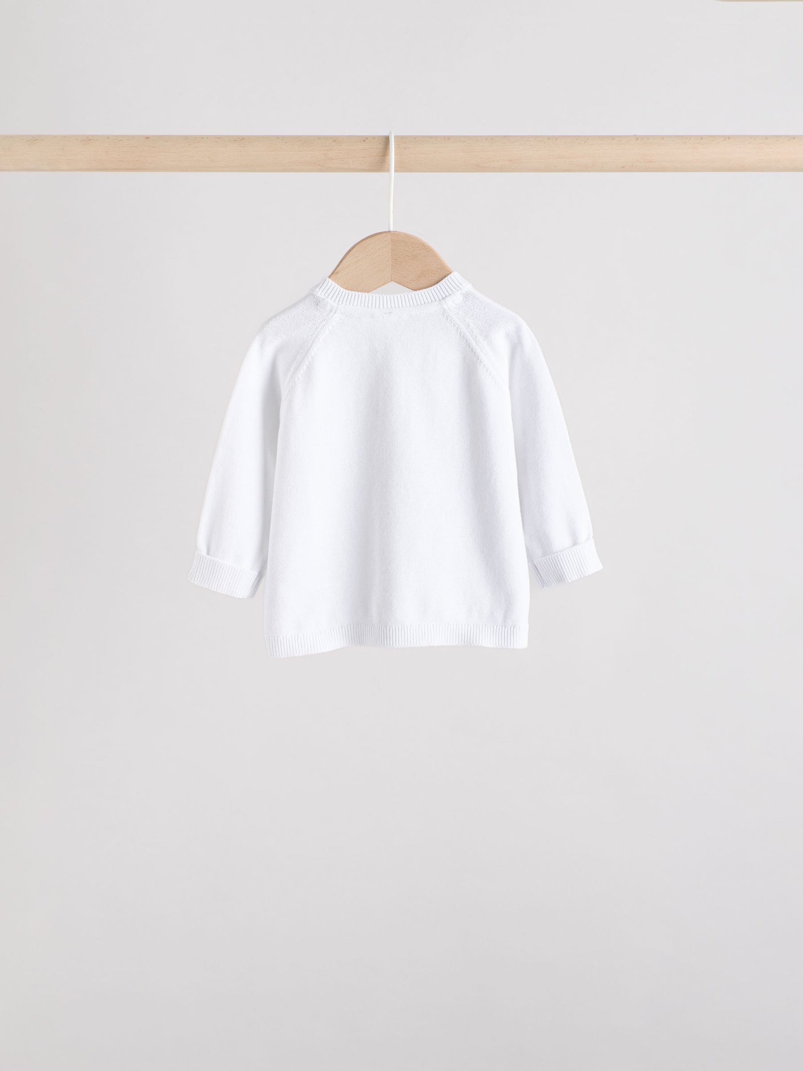 Grey/White Grey and White 2pk Knitted Baby Cardigan