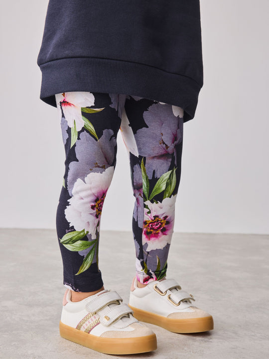 Baker by Ted Baker 2 Piece Longline Bow Sweat and Floral Leggings Set