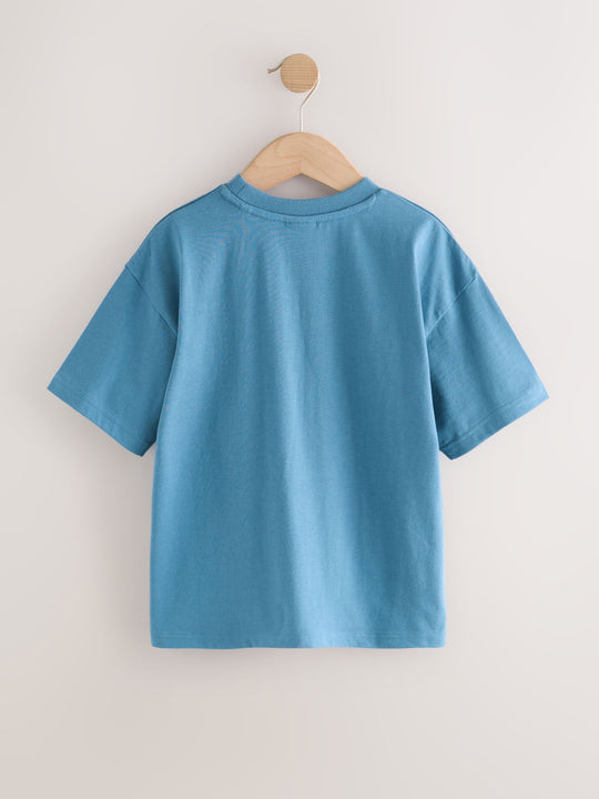 Spiderman Blue Flippy Sequin T-Shirt (3-16yrs)