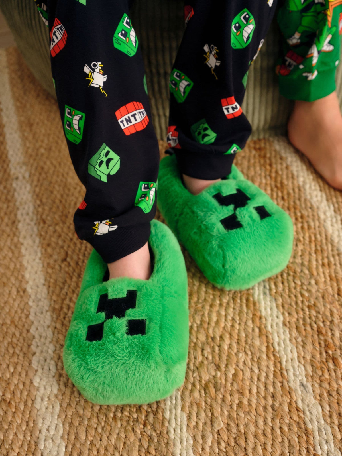 Green/Black Minecraft Jogger Pyjamas Set 2 Pack (5-16yrs)