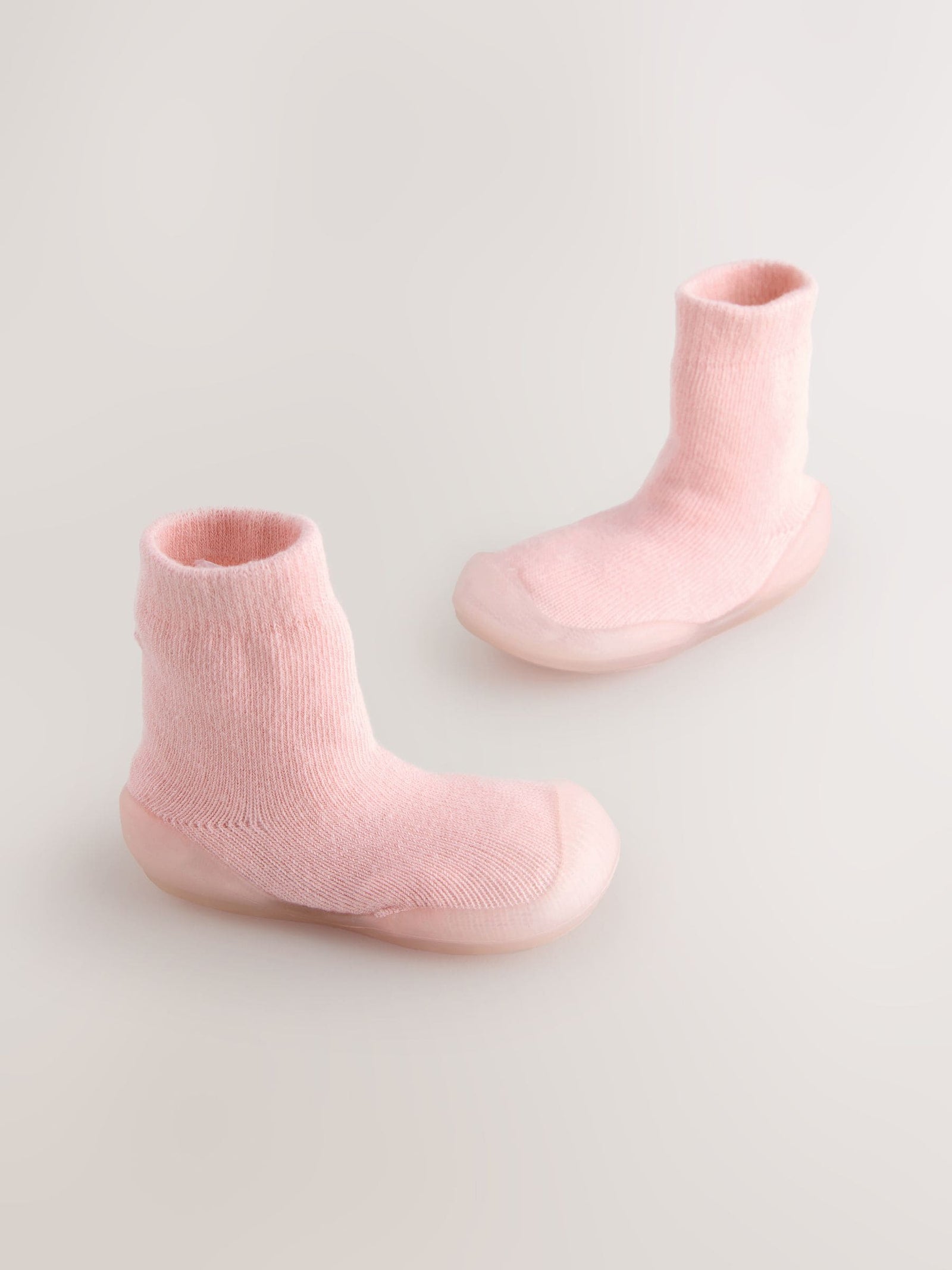 Pink Crawler Sock Shoes