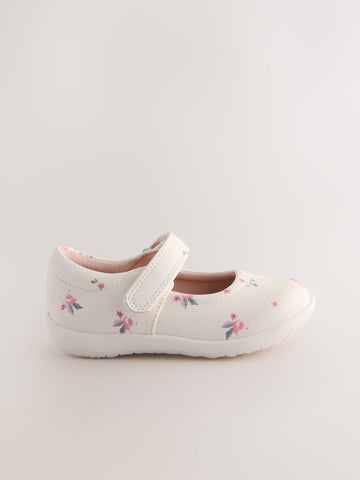 Neutral Standard Fit (F) First Walker Mary Jane Shoes