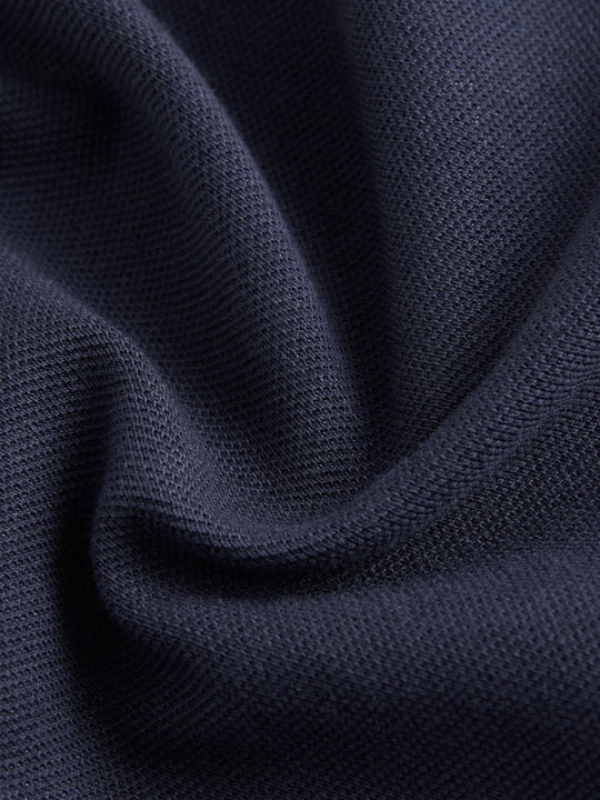 Navy Long Sleeve Polo Shirt (3-16yrs)