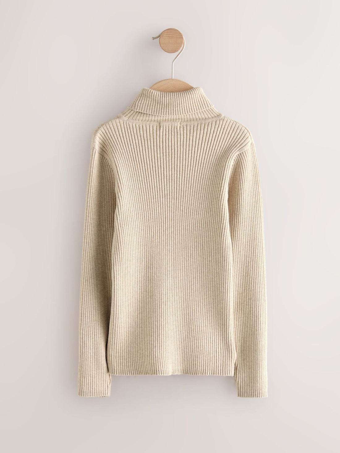 Oatmeal Roll Neck Knit Jumper (3-16yrs)