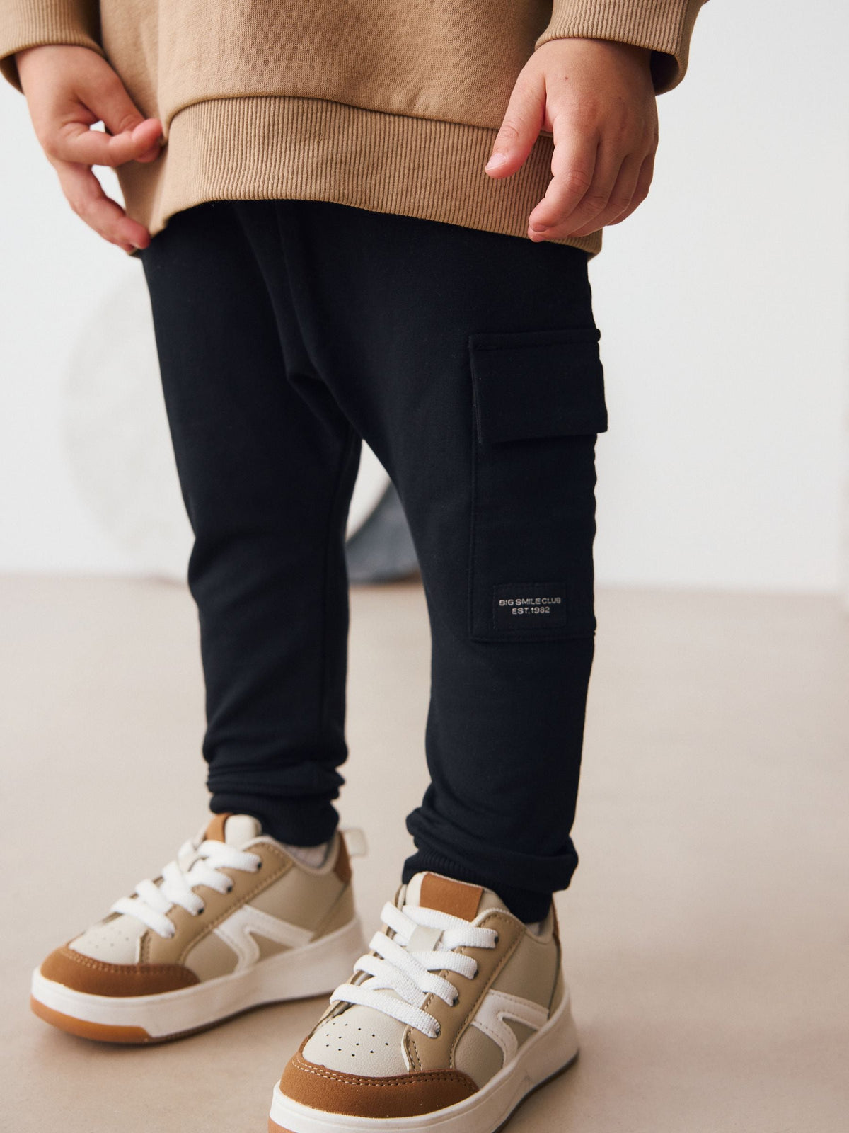 Tan Brown Half Zip Top and Joggers Set (3mths-7yrs)