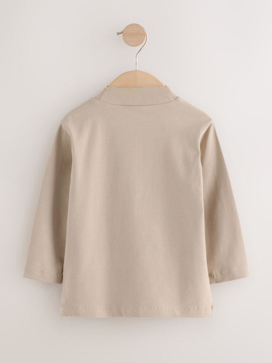 Stone Long Sleeve Turtle Neck T-Shirt (3mths-7yrs)