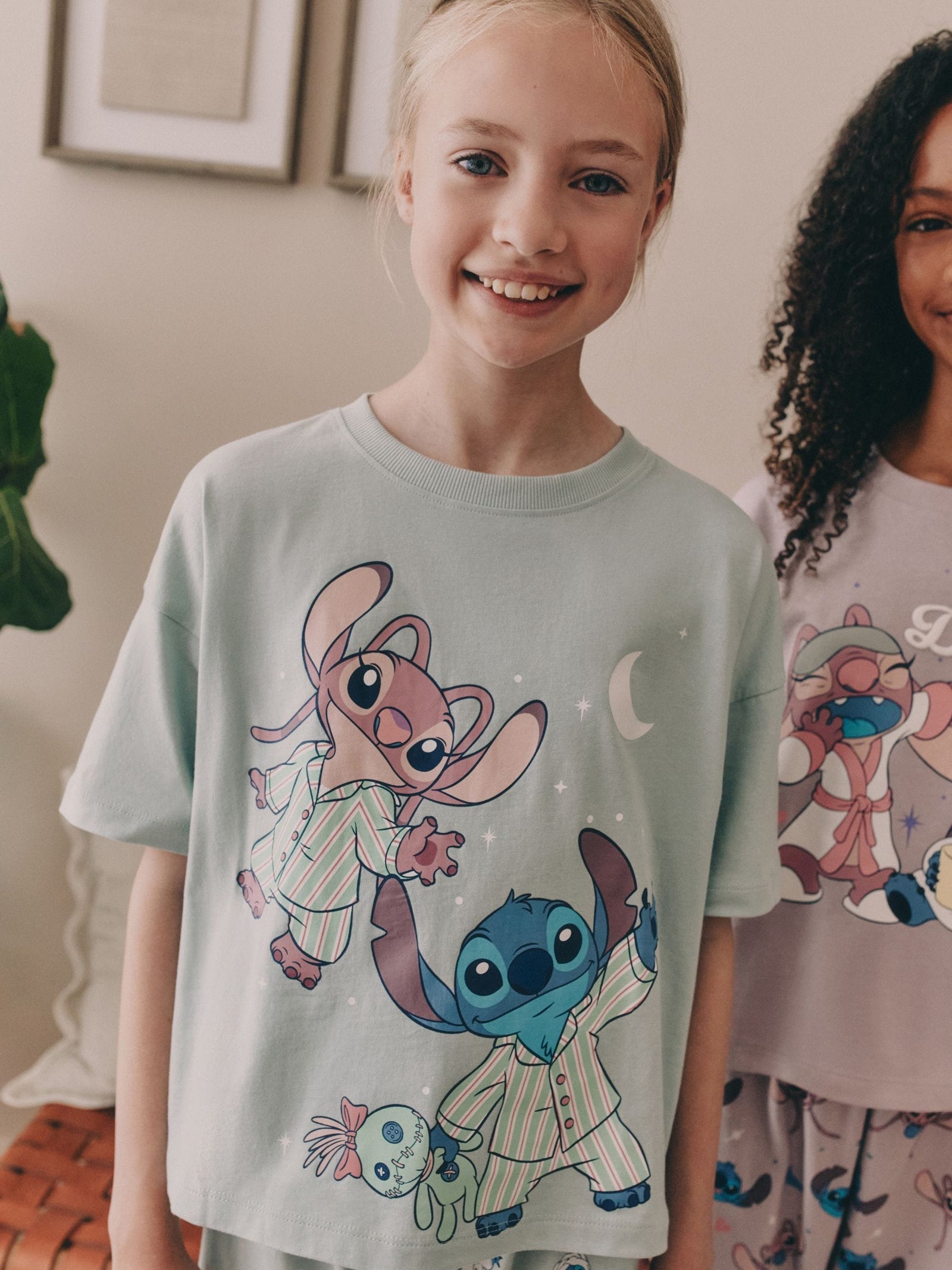 Purple/Green Lilo & Stitch Joggers Pyjamas 2 Pack (3-16yrs)