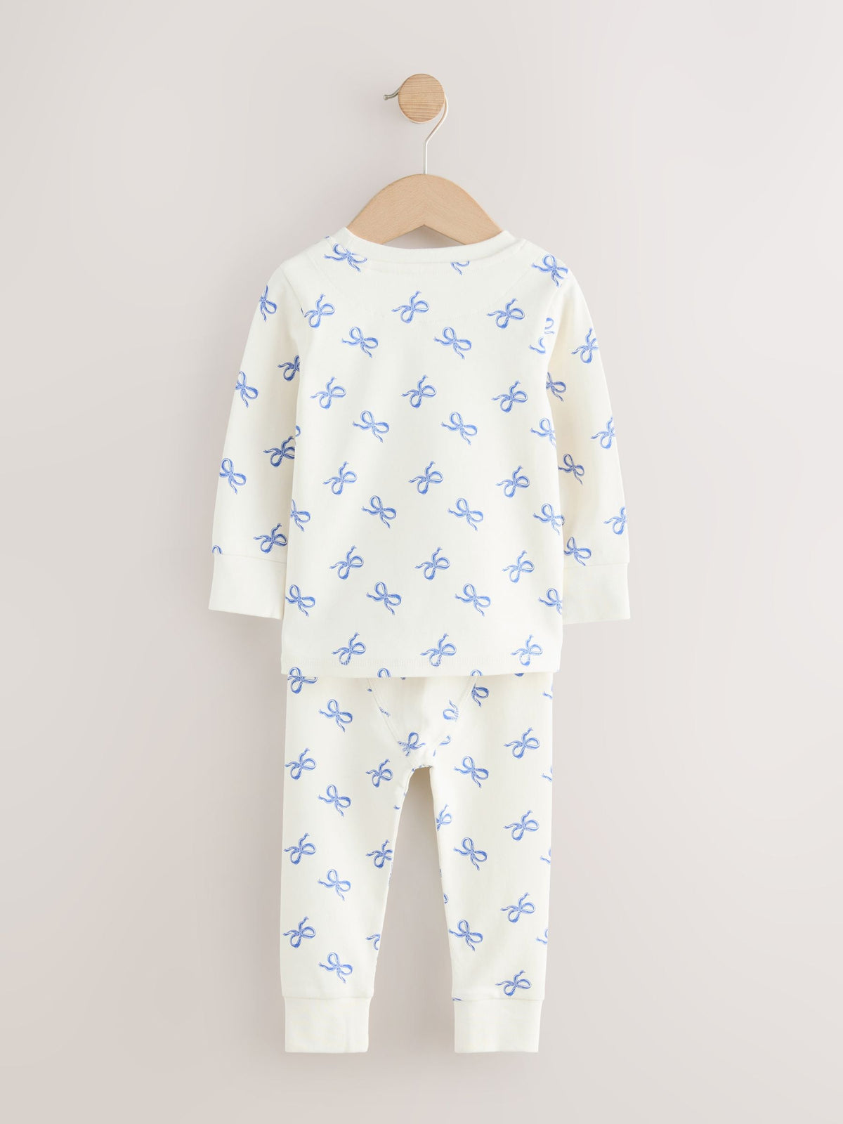 Blue Bows Snuggle Pyjamas 3 Pack (9mths-12yrs)