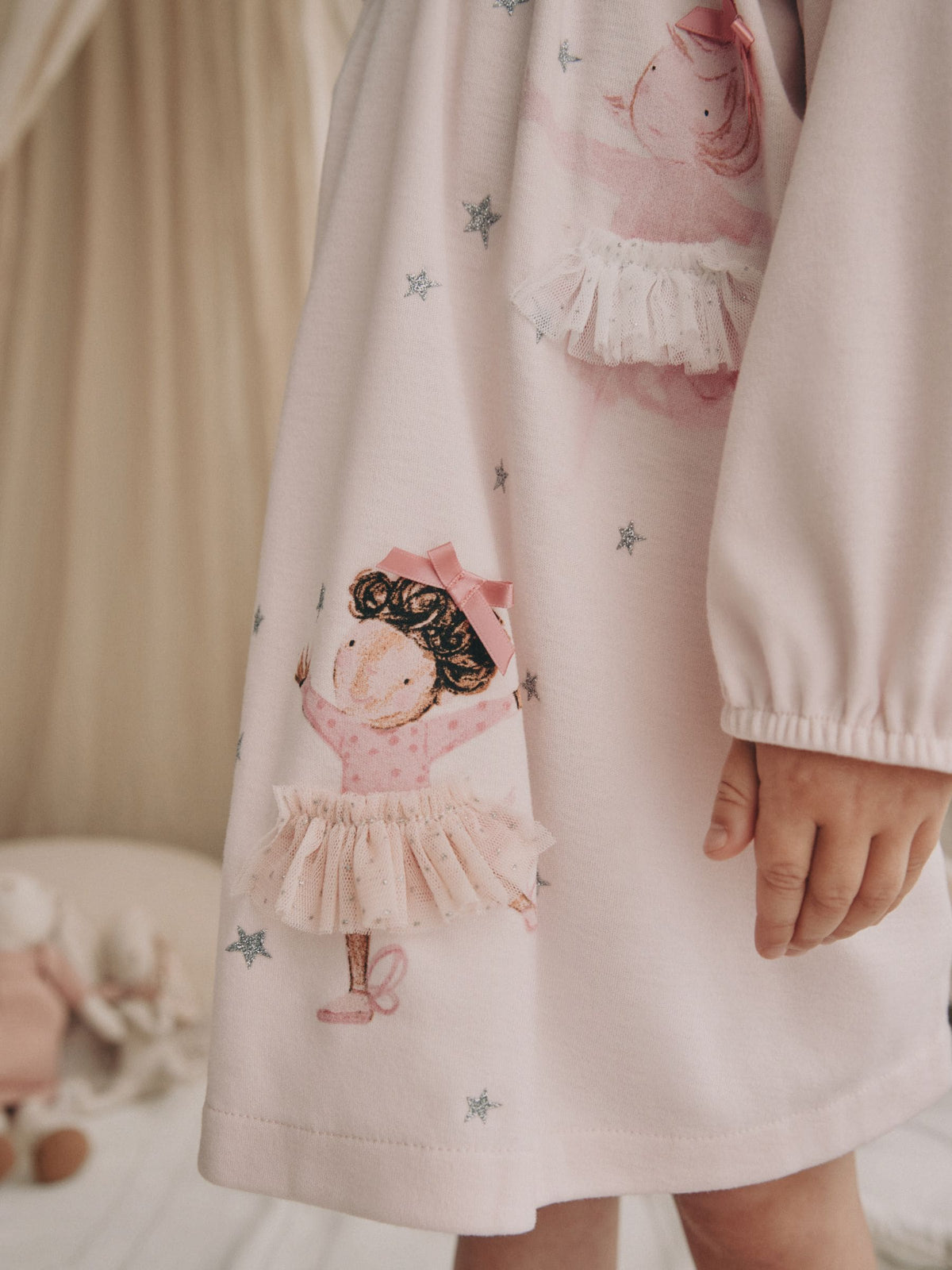 White/Pink Ballerina Nighties 2 Pack (2-12yrs)