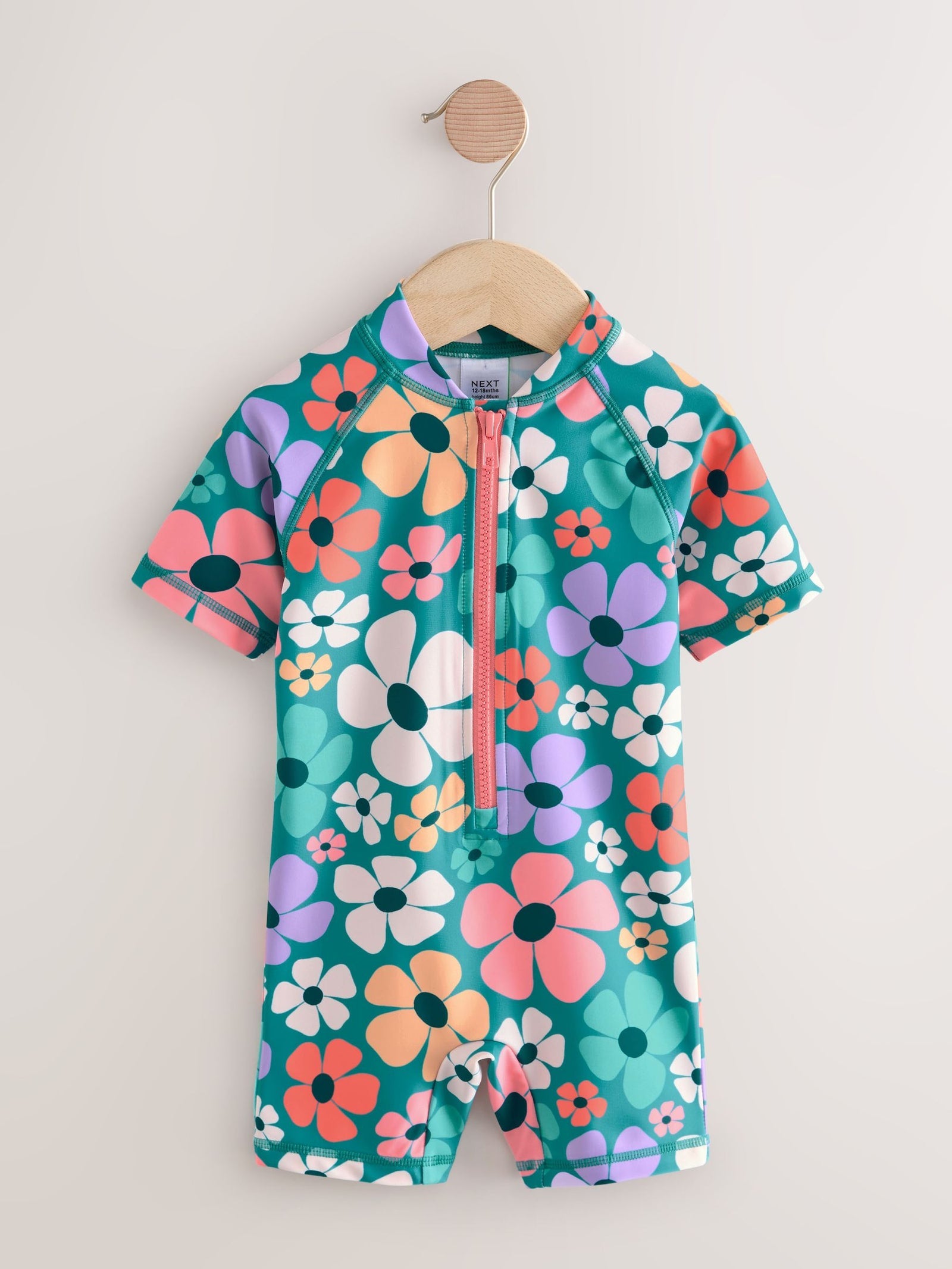 Stampy Floral Sunsafe Swimsuit (3mths-10yrs)