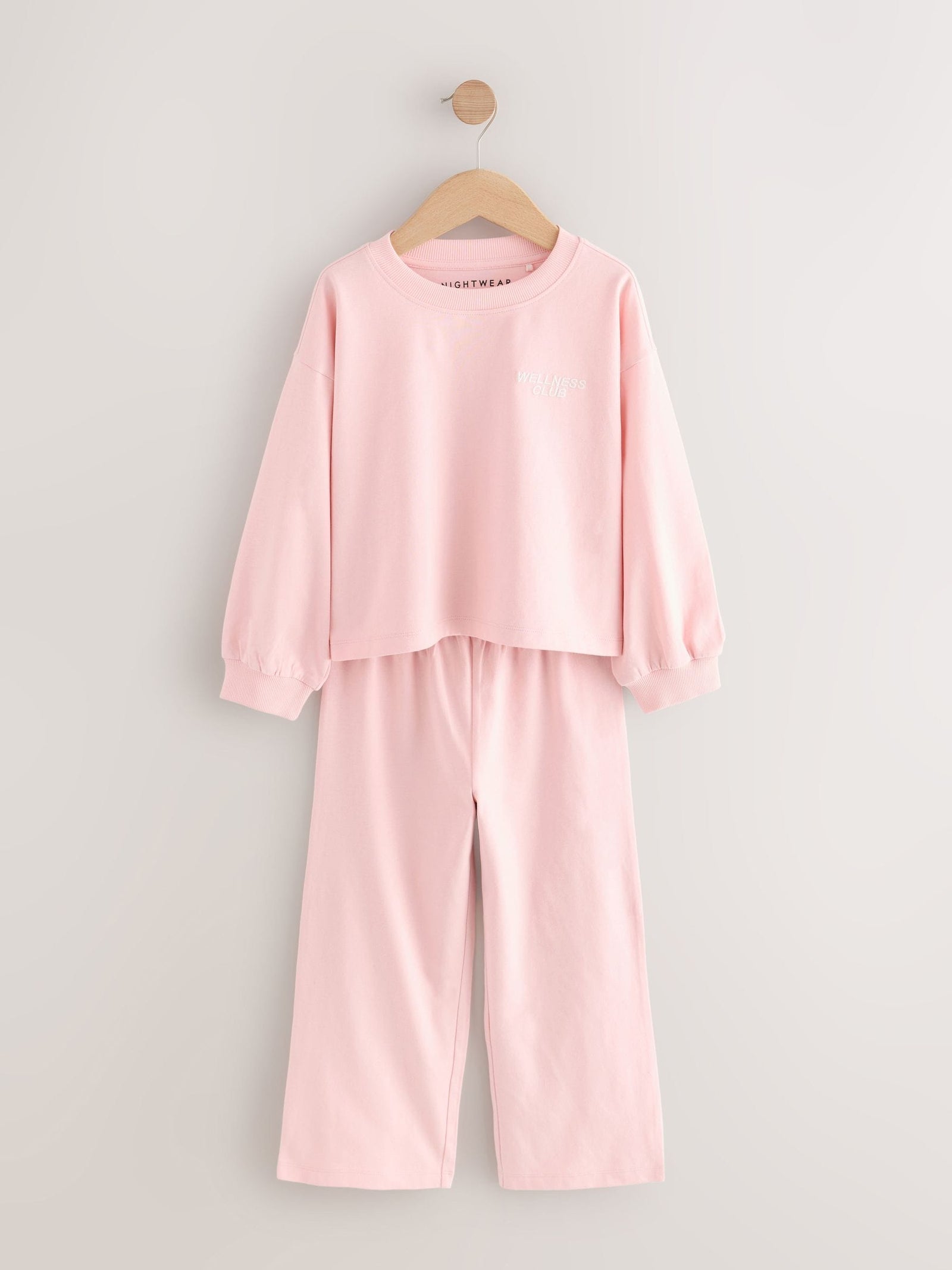 Pink/Ecru/Grey Wide Leg Pyjamas 3 Pack (3-16yrs)