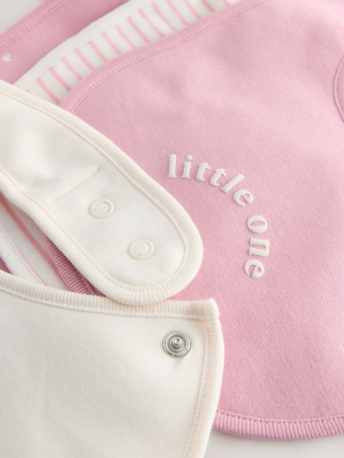 Pink Heart Baby Bibs 5 Pack
