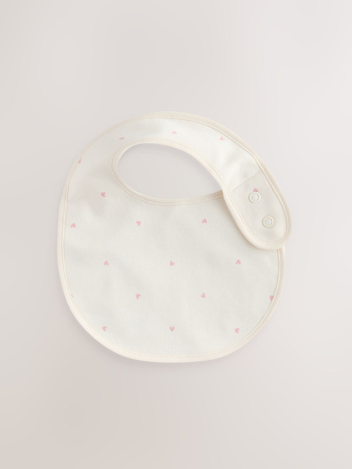 Pink Heart Baby Bibs 5 Pack
