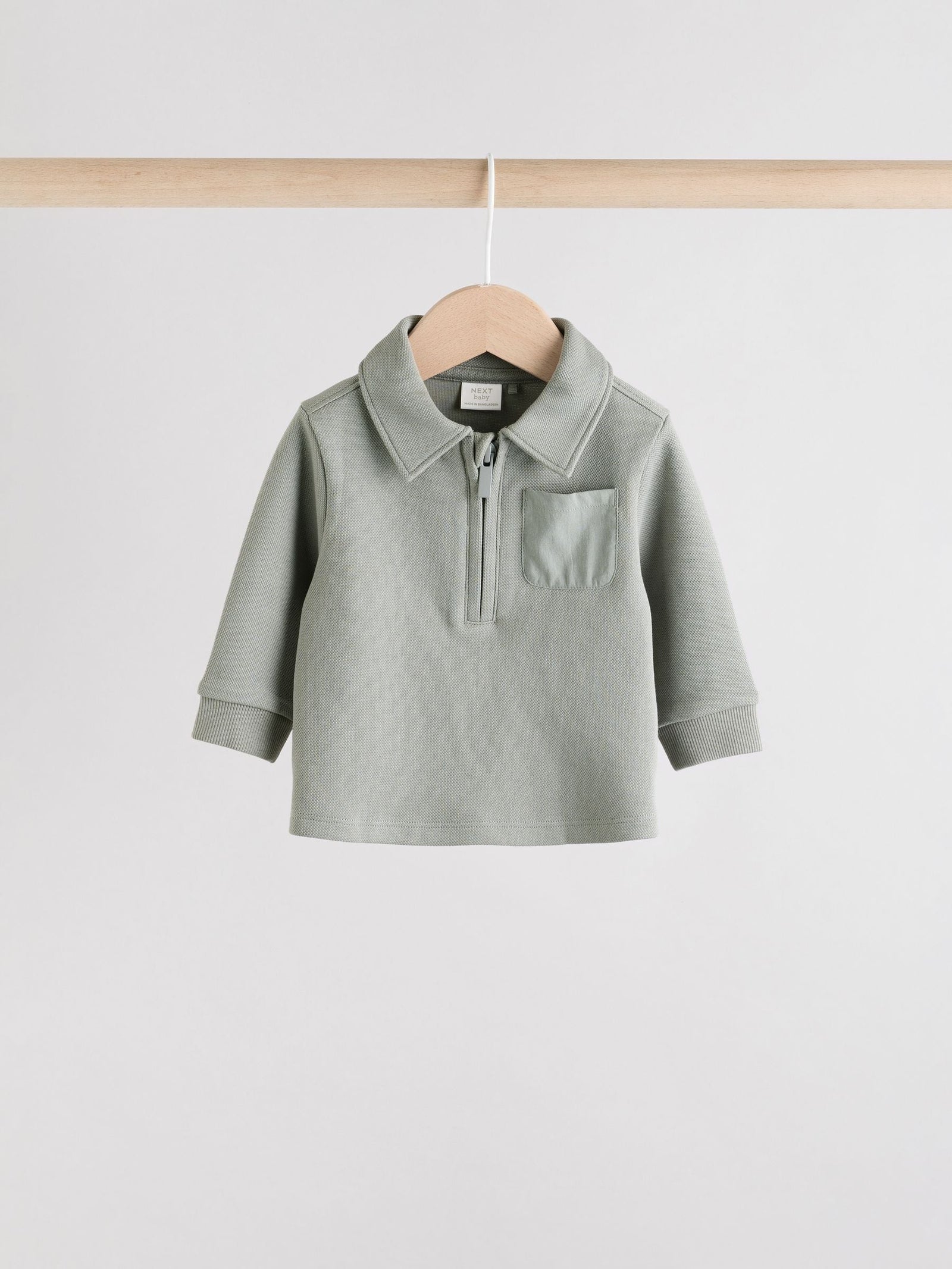Grey Polo Top and Legging Baby Set (0mths-2yrs)