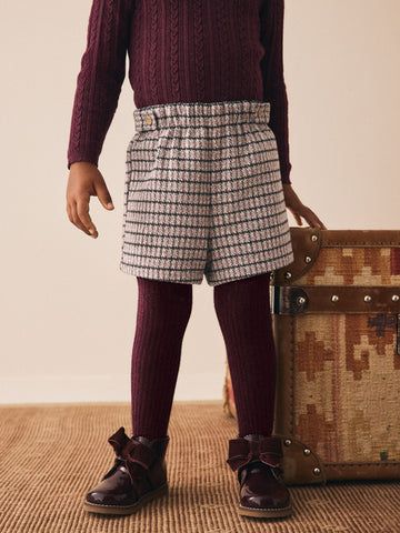 Berry Check Skort and Tights (3mths-7yrs)