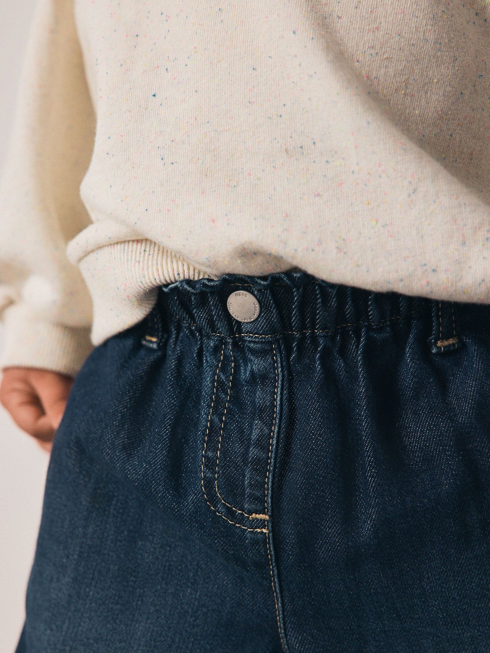 Denim Dark Wash Wide Leg Jeans (3mths-7yrs)