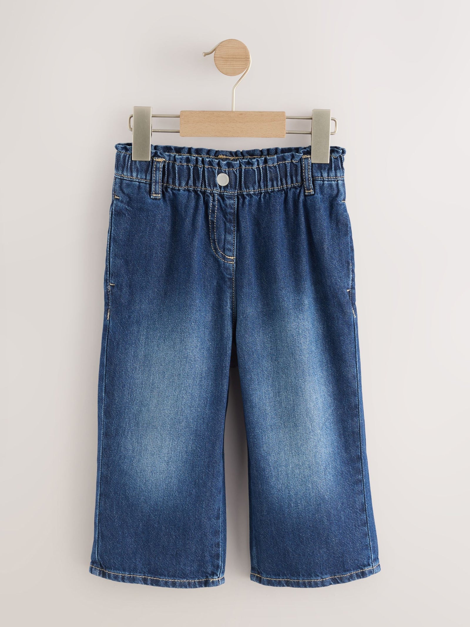 Denim Dark Wash Wide Leg Jeans (3mths-7yrs)