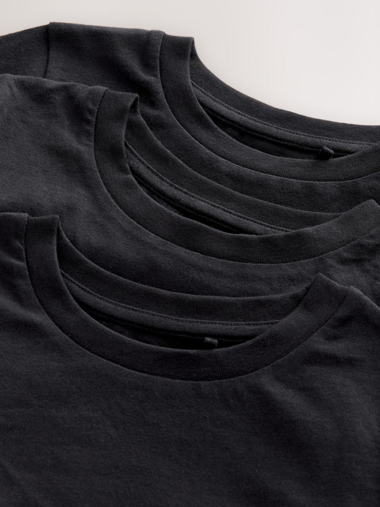 Black 3 Pack T-Shirts (3-16yrs)