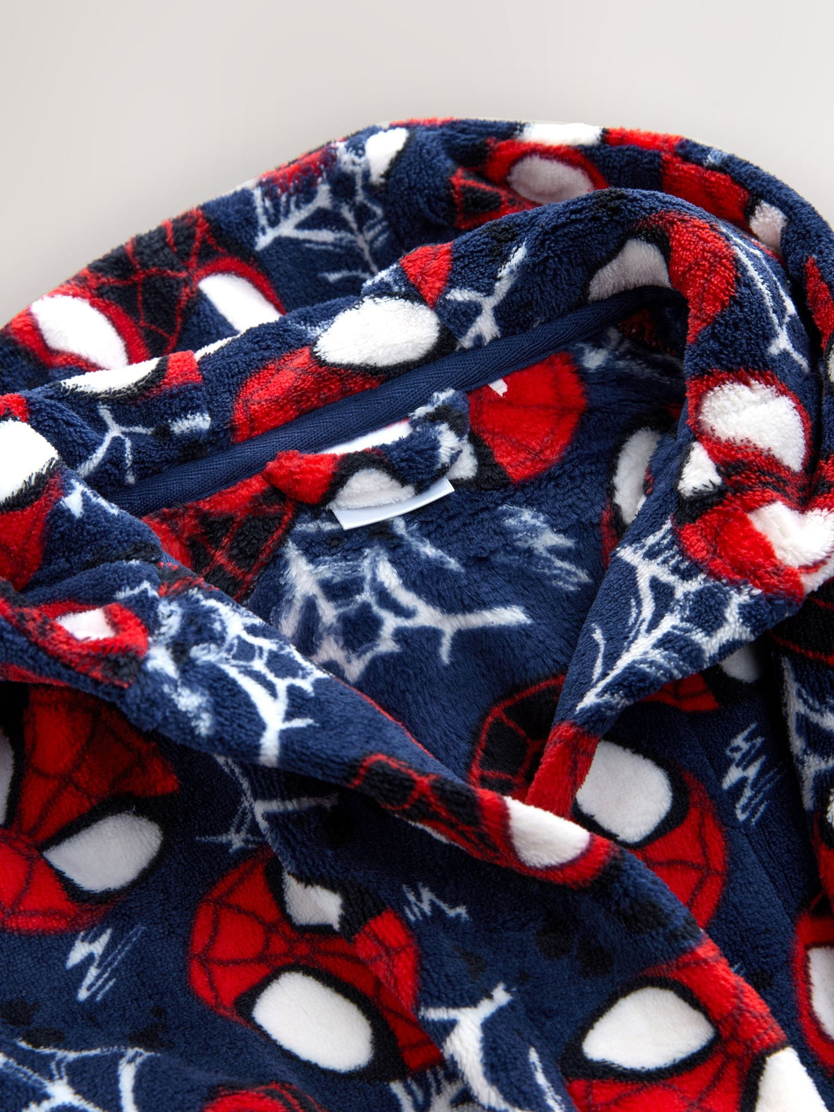 Navy Spiderman Fleece Robe (12mths-10yrs)