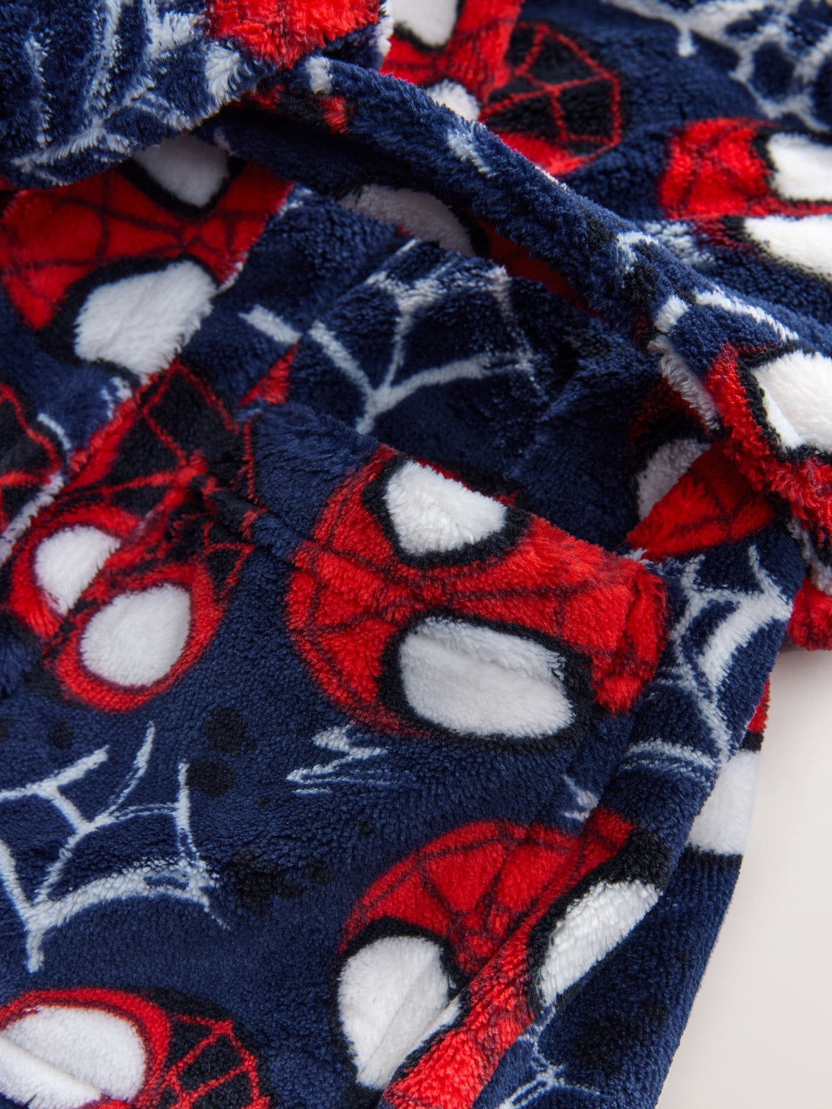 Navy Spiderman Fleece Robe (12mths-10yrs)