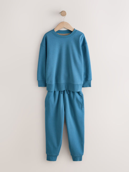 Blue Single Cosy Fleece Pyjamas (3-16yrs)