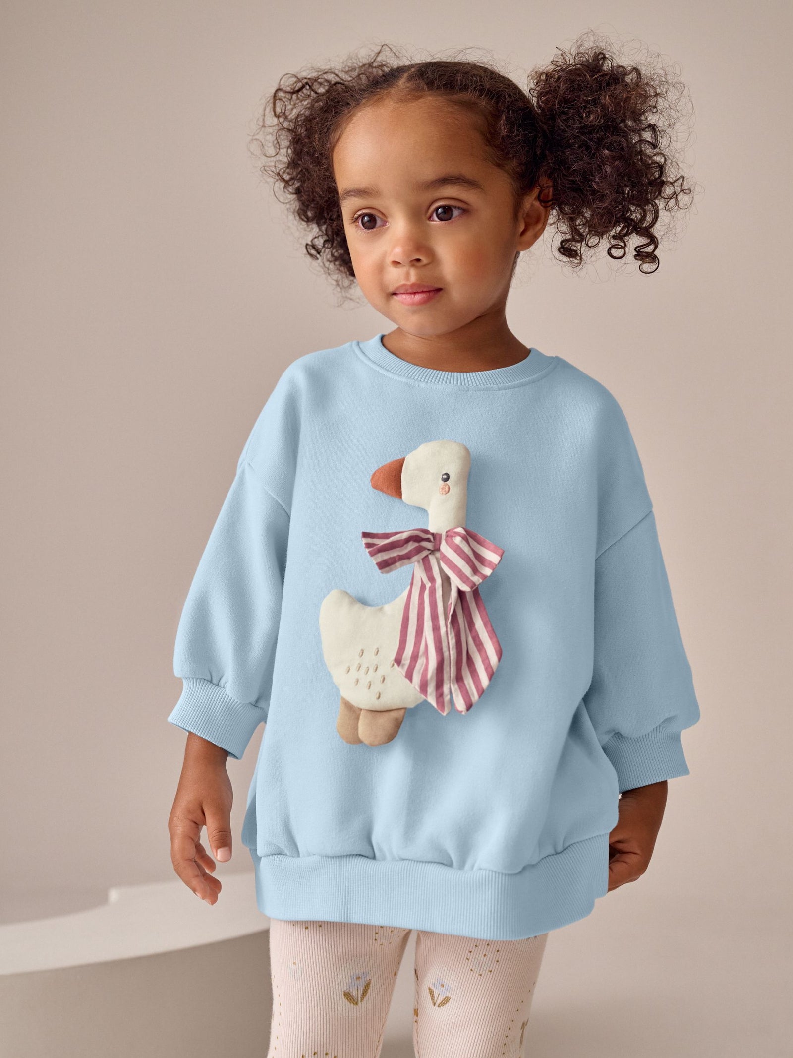Blue Bow Duck Sweatshirt & Leggings Set (3mths-7yrs)