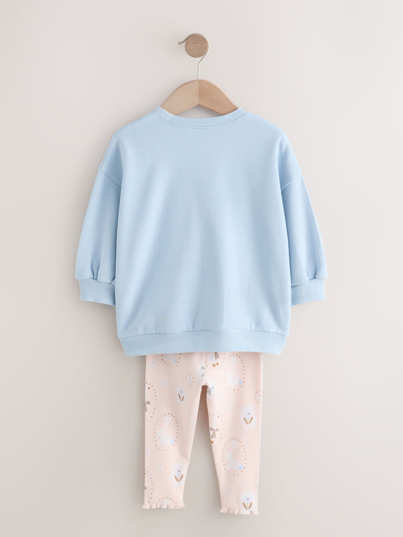 Blue Bow Duck Sweatshirt & Leggings Set (3mths-7yrs)