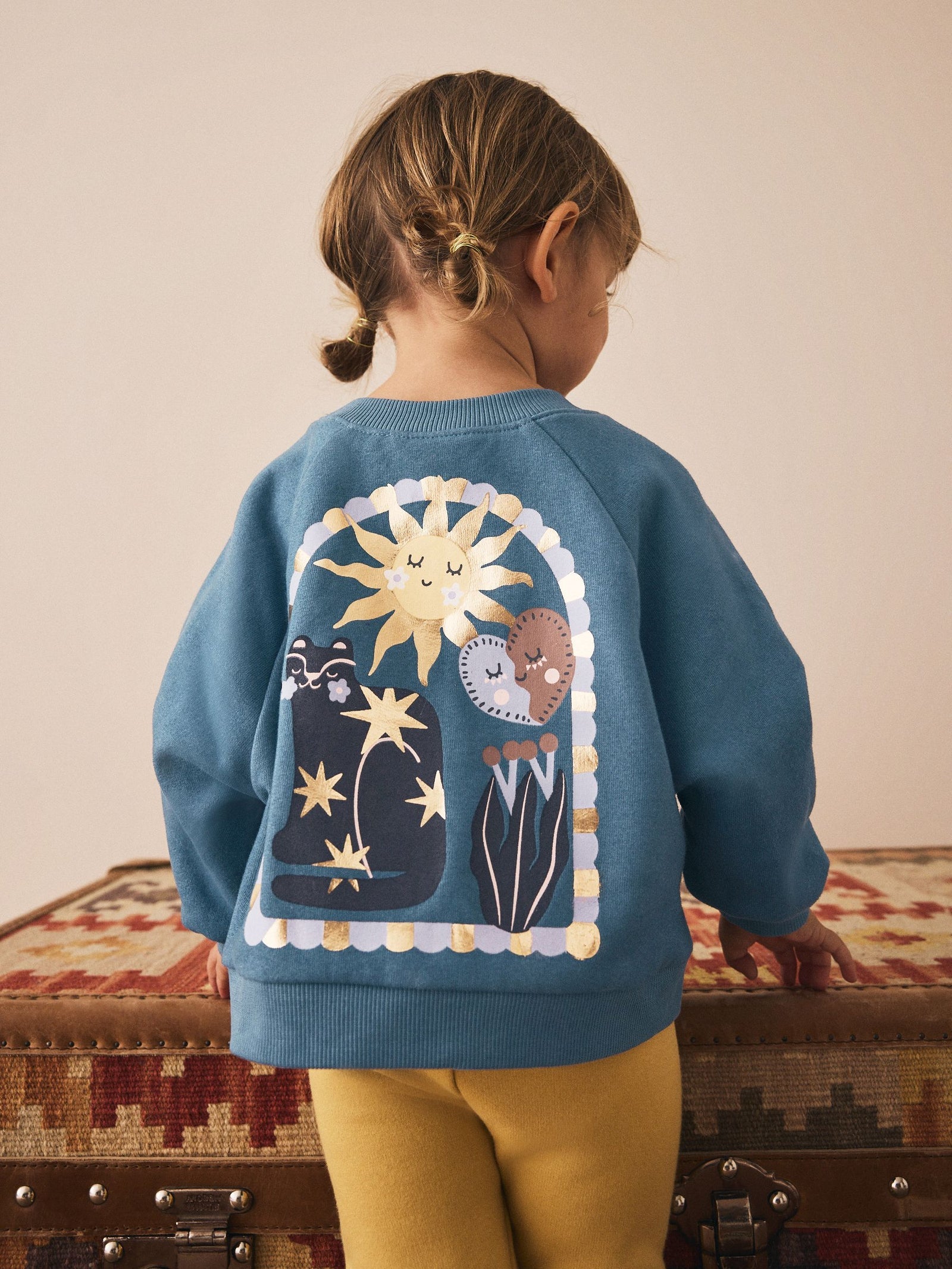 Blue Celestial Crew Neck Sweatshirt (3mths-7yrs)