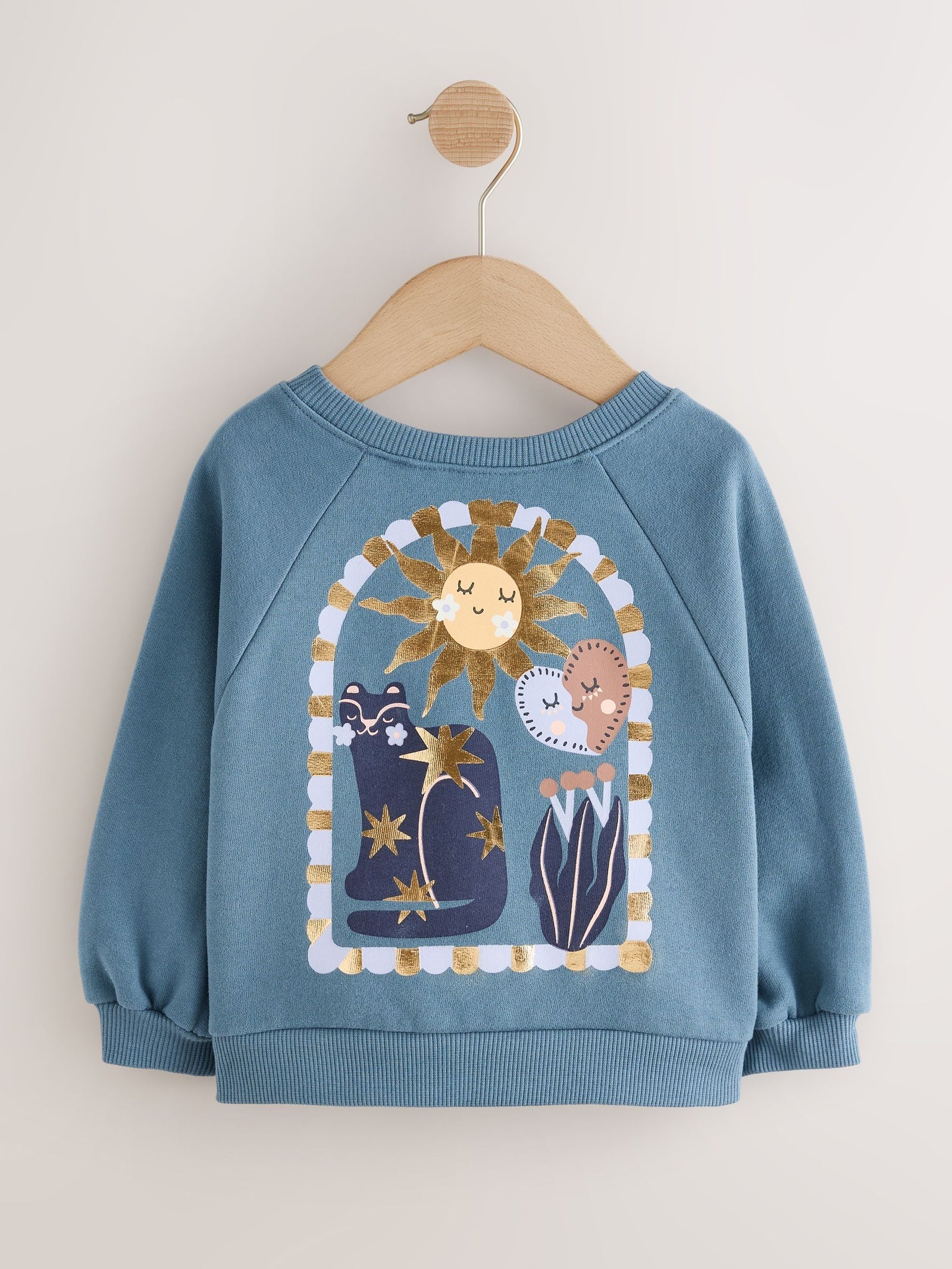 Blue Celestial Crew Neck Sweatshirt (3mths-7yrs)