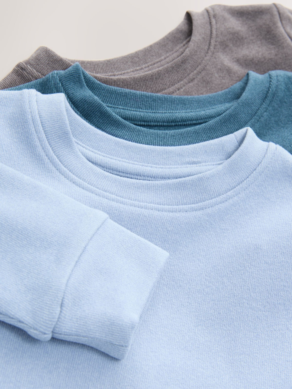 Blue/Navy/Grey Cosy Pyjamas 3 Pack (9mths-12yrs)
