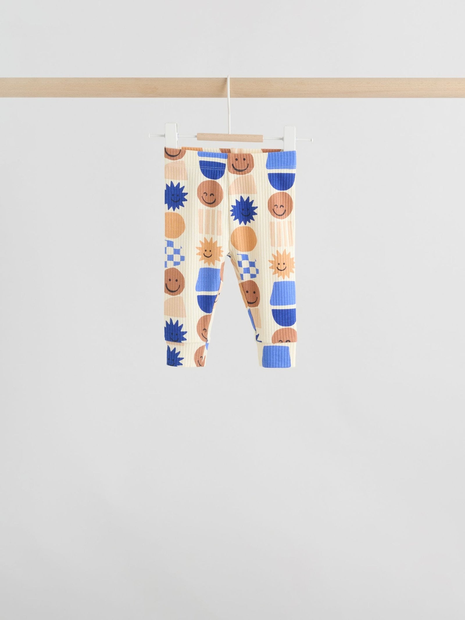 Blue Shapes Tops and Leggings 6 Piece Baby Set (0mths-3yrs)