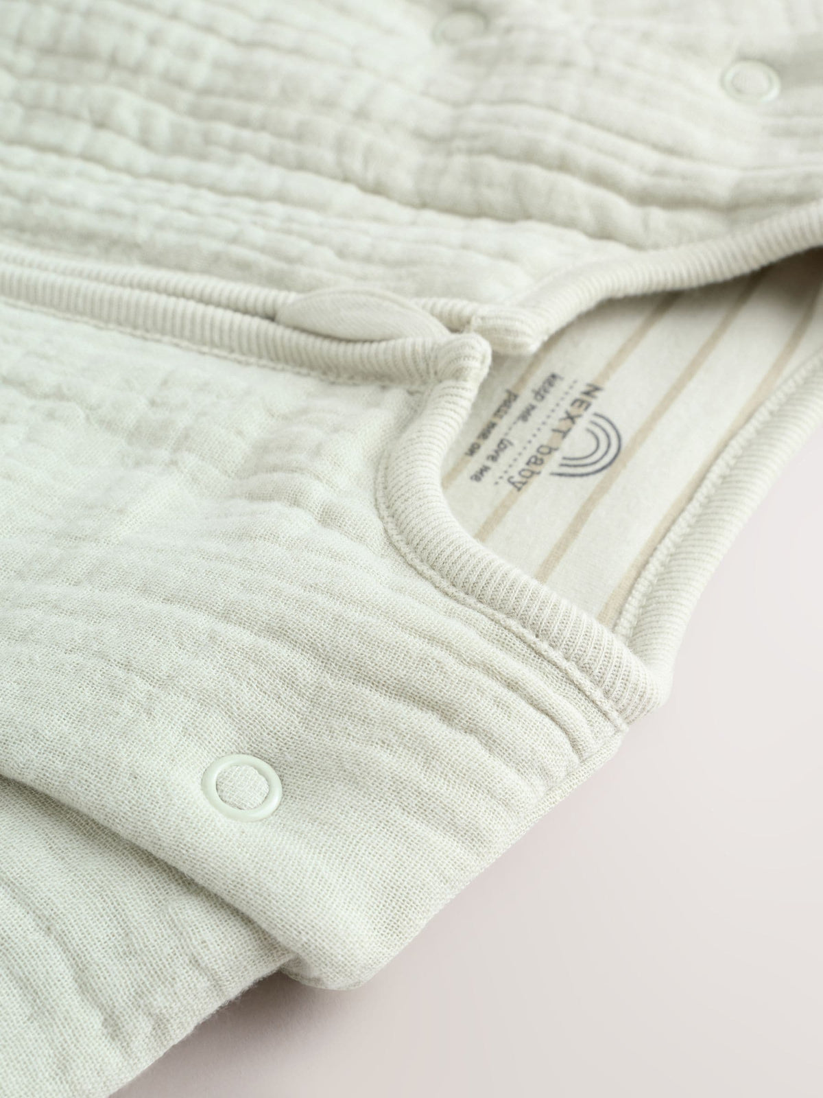 Green 2.5 TOG Removable Sleeve Muslin Baby Sleep Bag