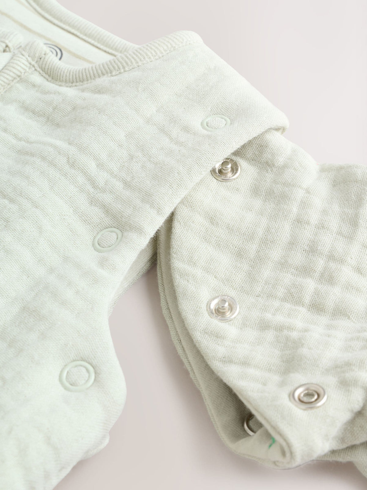 Green 2.5 TOG Removable Sleeve Muslin Baby Sleep Bag