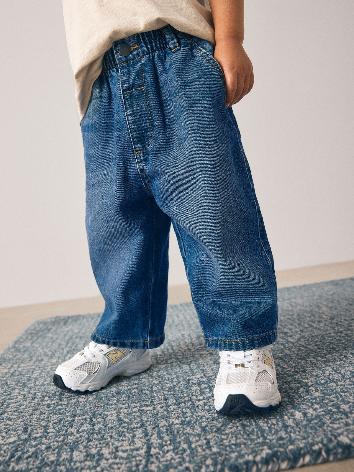 Mid Blue Denim Wide Fit Jeans (3mths-7yrs)