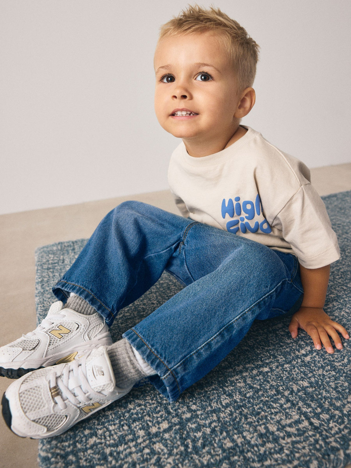 Mid Blue Denim Wide Fit Jeans (3mths-7yrs)