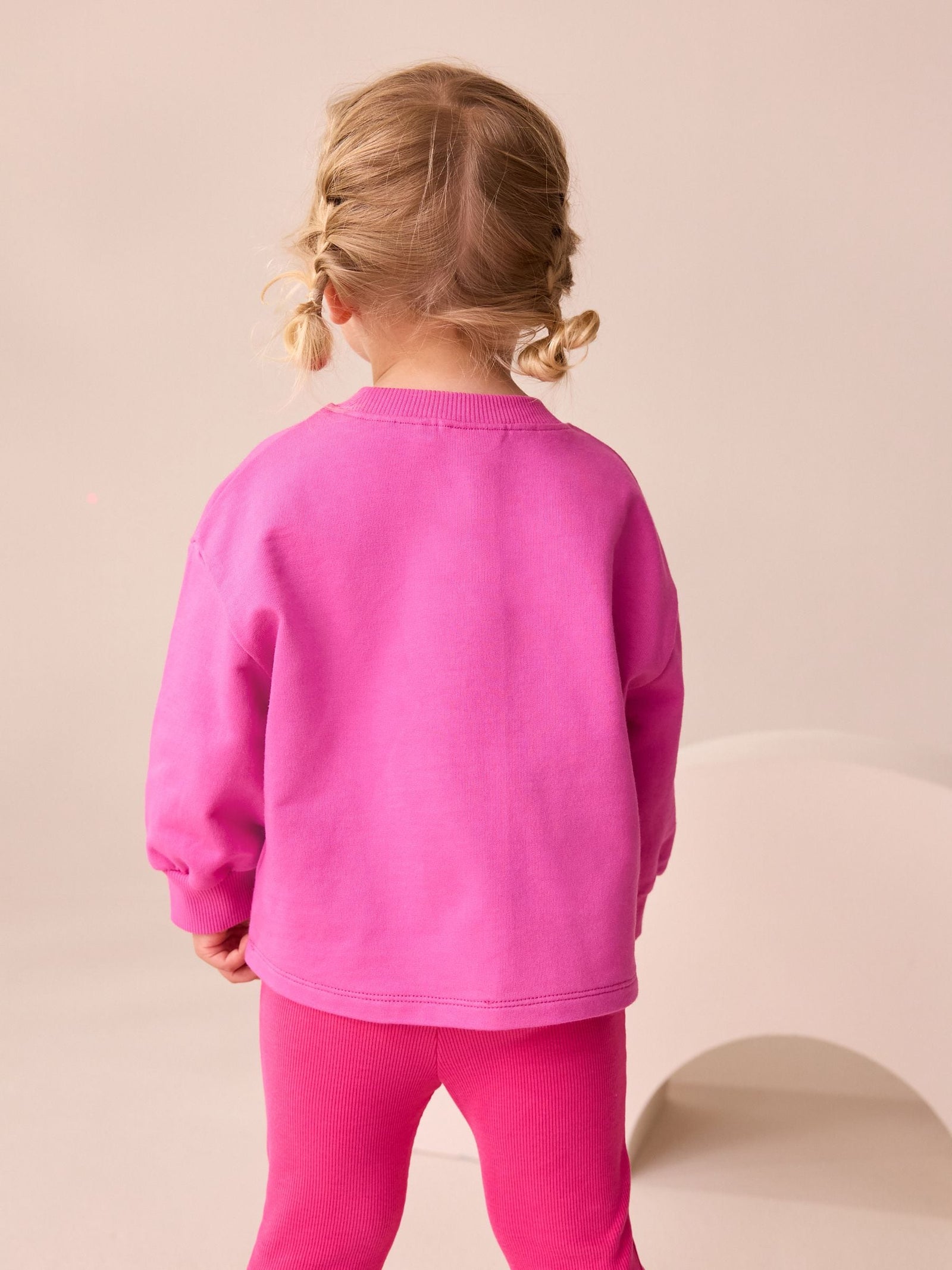 Pink Rainbow Cloud Character Long Sleeve T-Shirt (3mths-7yrs)