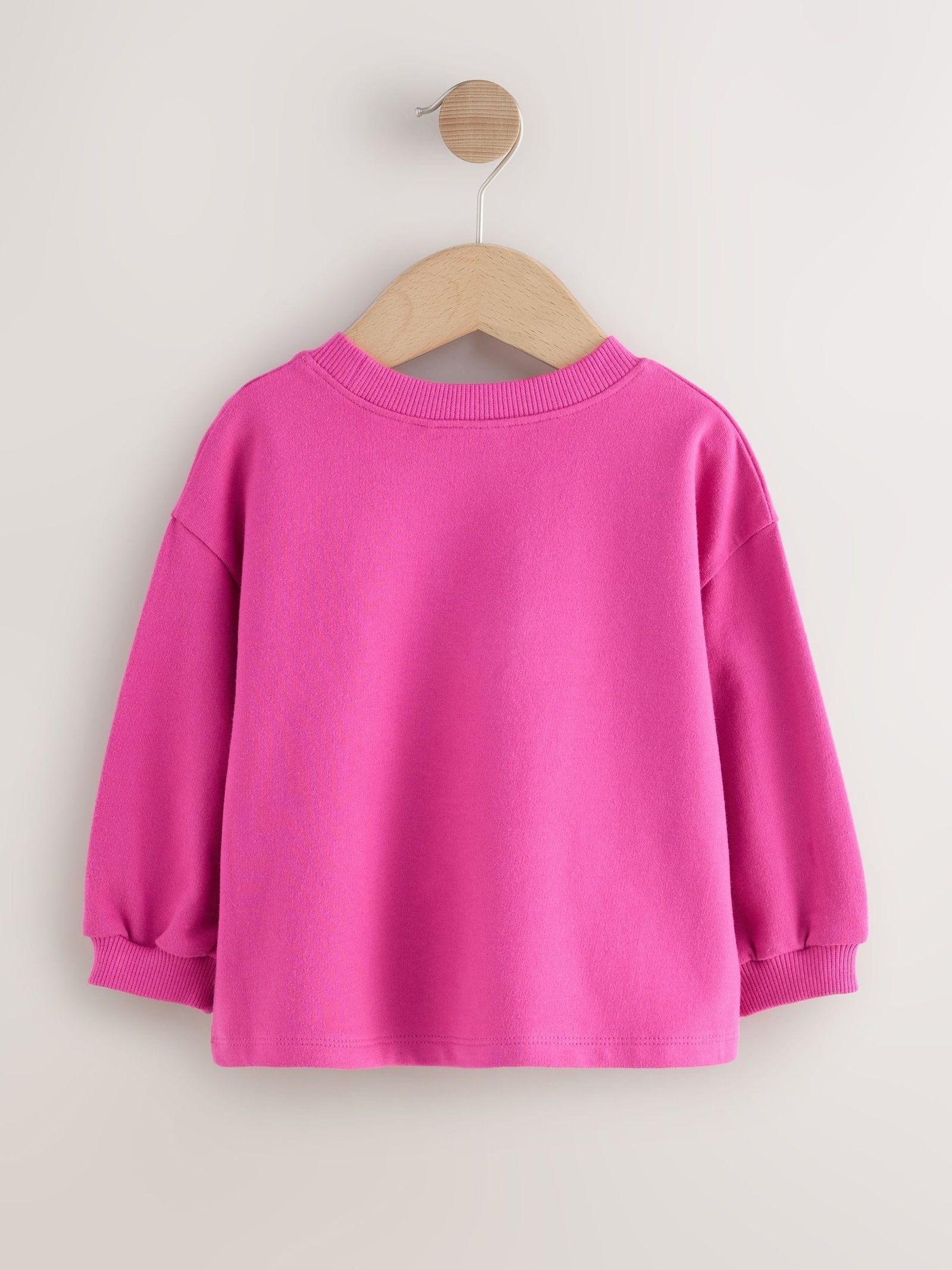 Pink Rainbow Cloud Character Long Sleeve T-Shirt (3mths-7yrs)