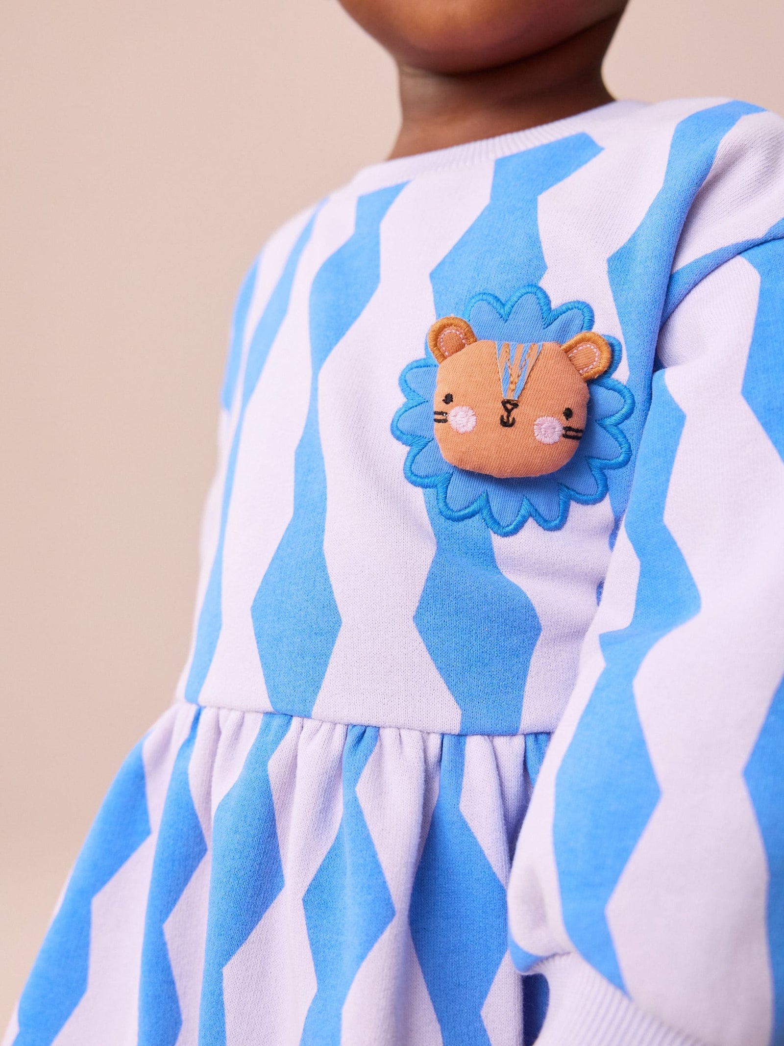 Blue Lion Sweat Dress (3mths-7yrs)
