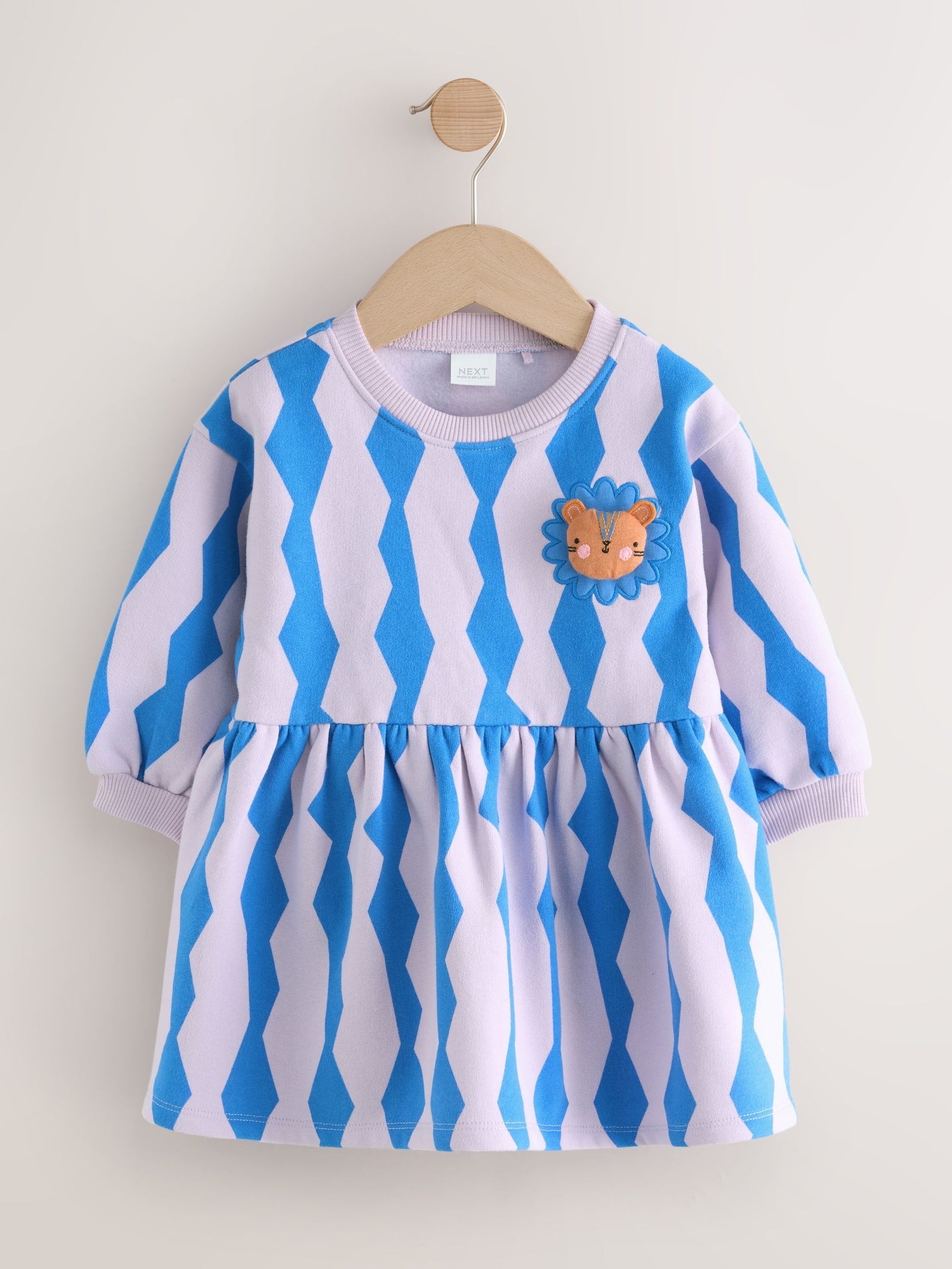 Blue Lion Sweat Dress (3mths-7yrs)