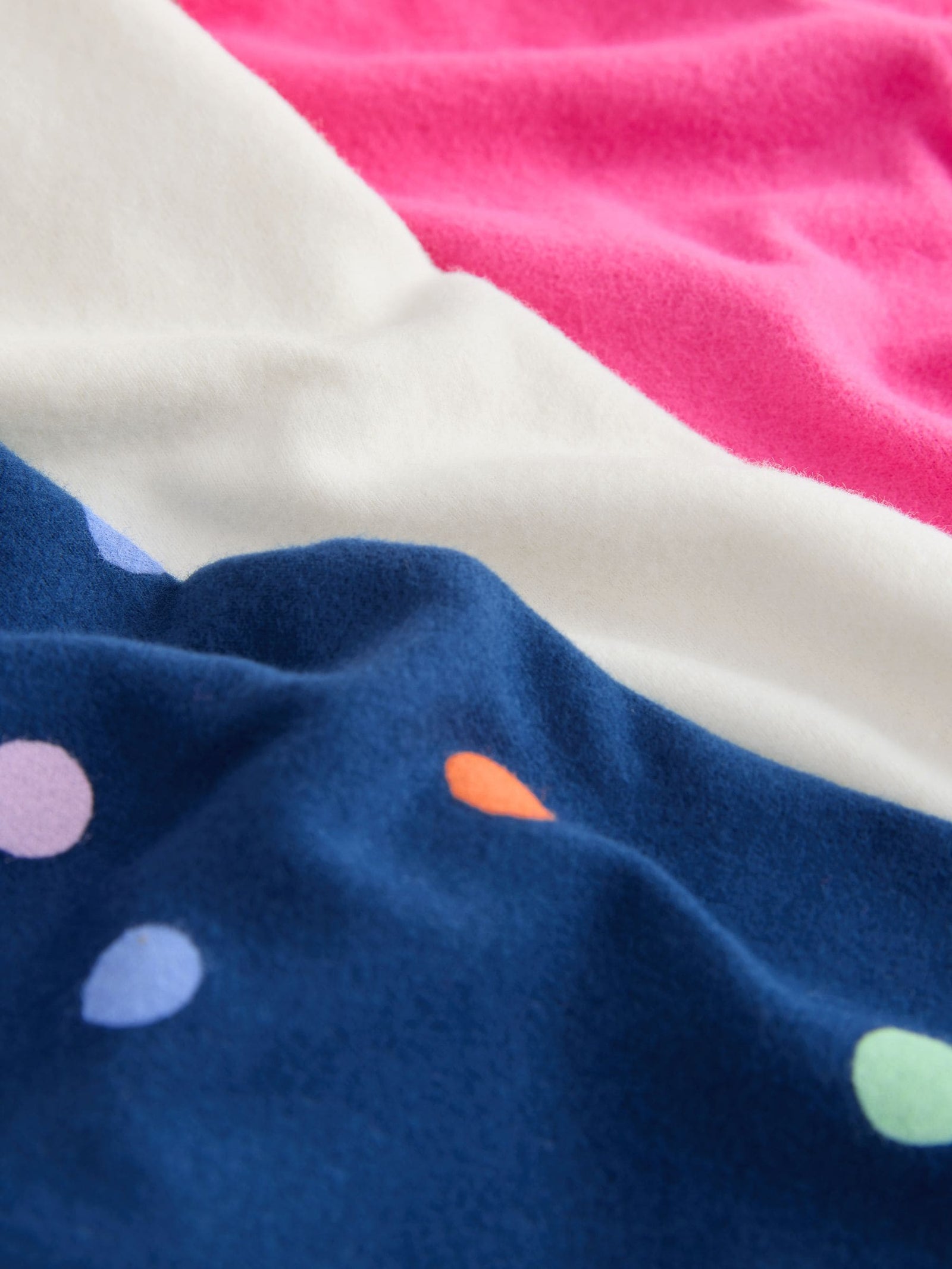 Pink/White/Blue Roll Neck Tops 3 Pack (3mths-7yrs)