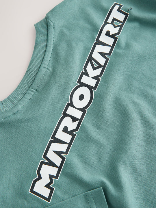 Mid Blue Mario Gaming T-Shirt (3-16yrs)