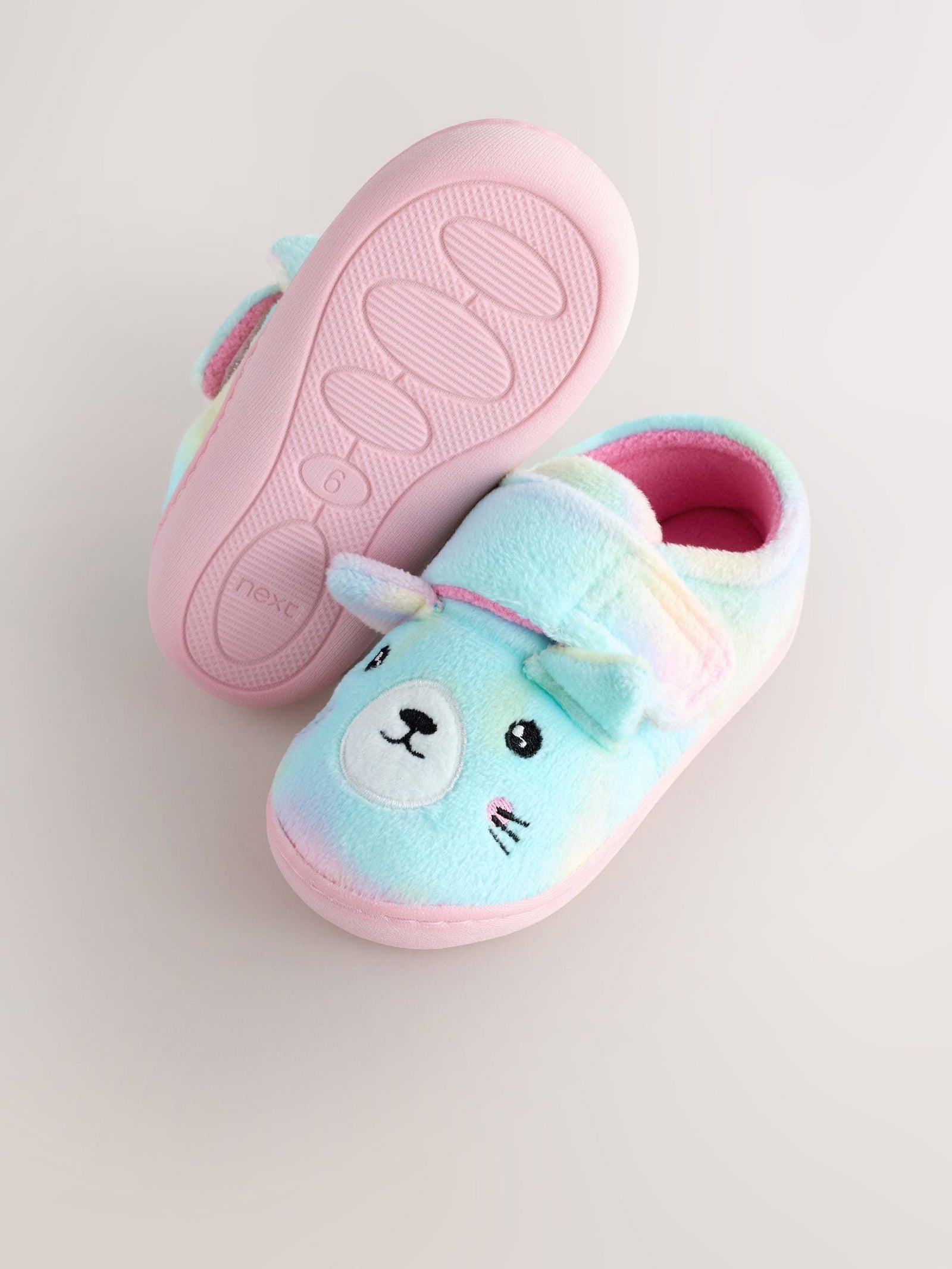 Multi Rainbow Cat Cupsole Slippers