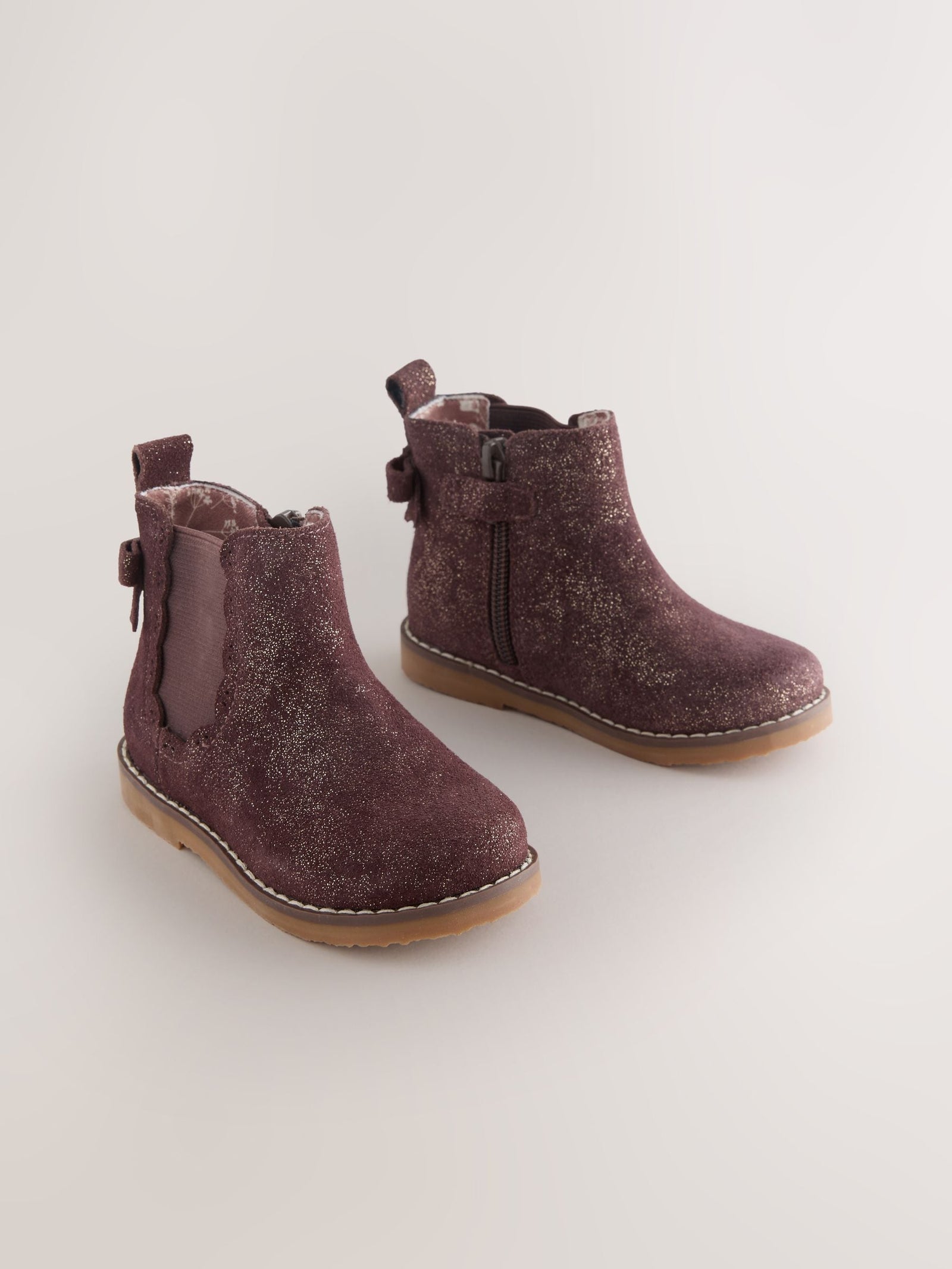 Chocolate Brown Standard Fit (F) Chelsea Ankle Boots