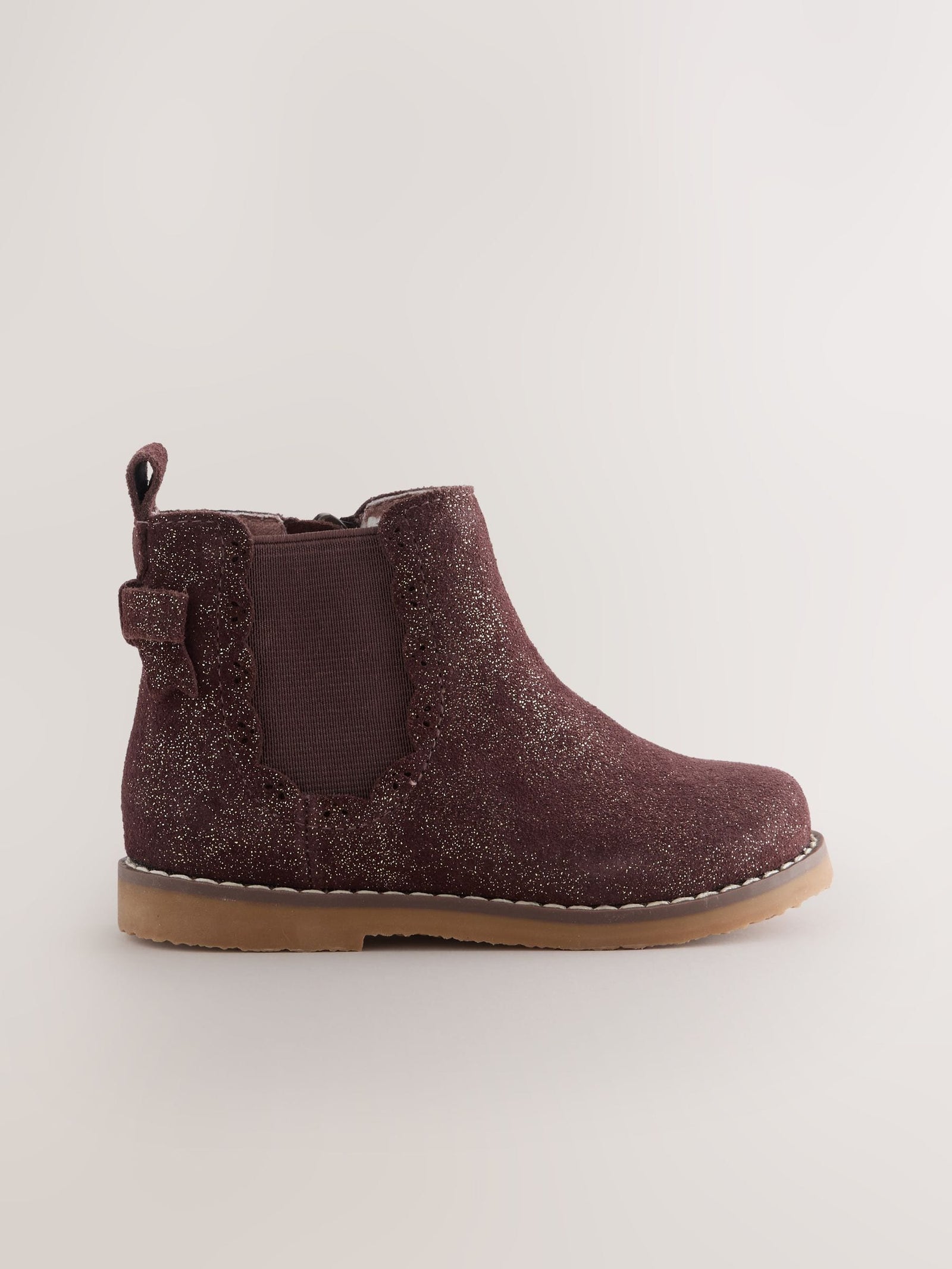 Chocolate Brown Standard Fit (F) Chelsea Ankle Boots