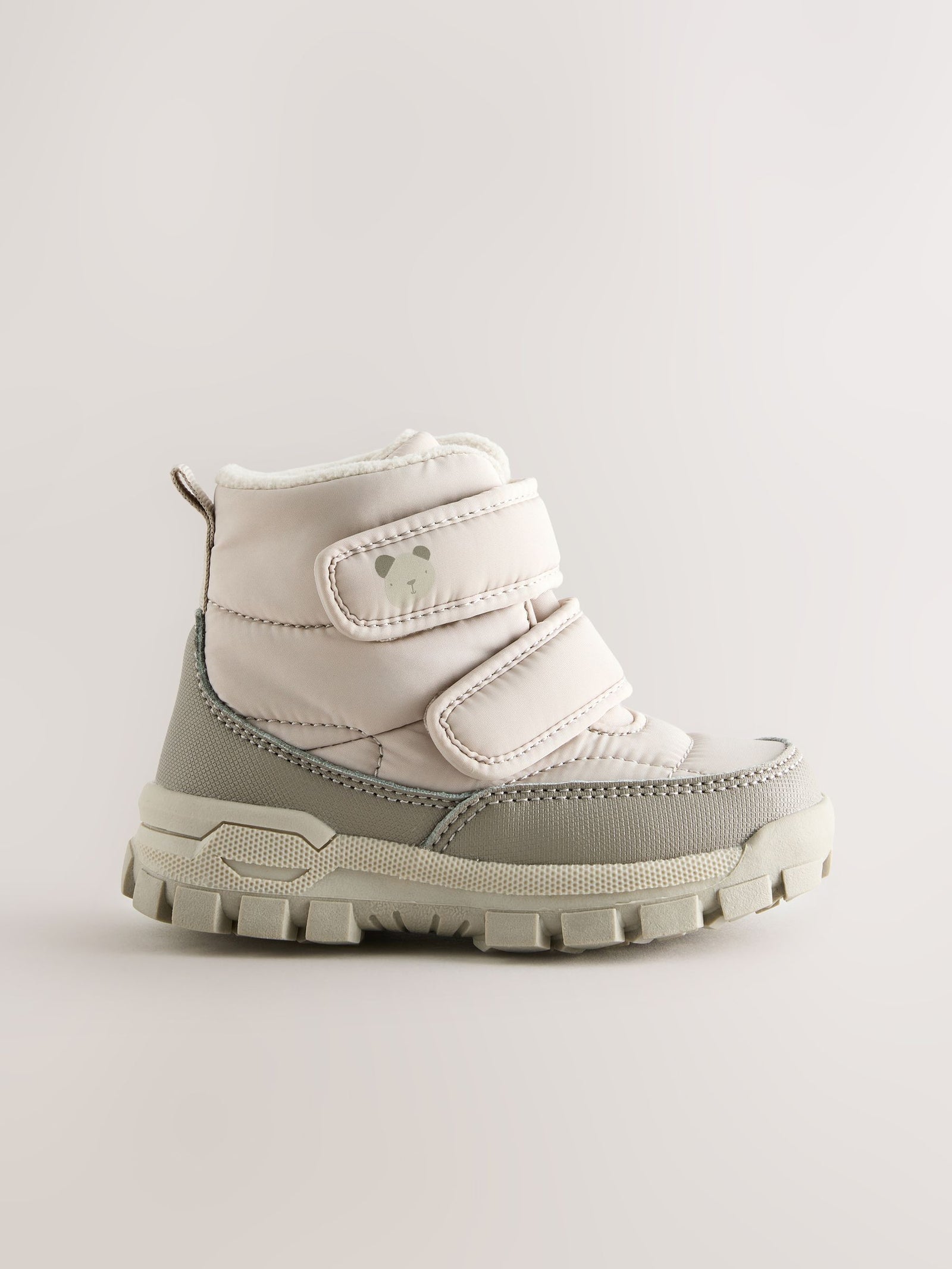 Neutral Waterproof Touch Fastening Quilted Boots