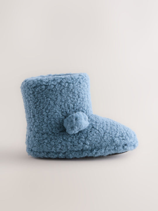 Blue Borg Cosy Bear Slipper Boots