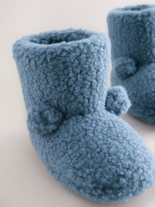 Blue Borg Cosy Bear Slipper Boots